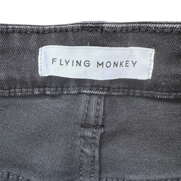 Flying Monkey Black Label Jeans Black size 31 Women’s NWT - Picture 4 of 8